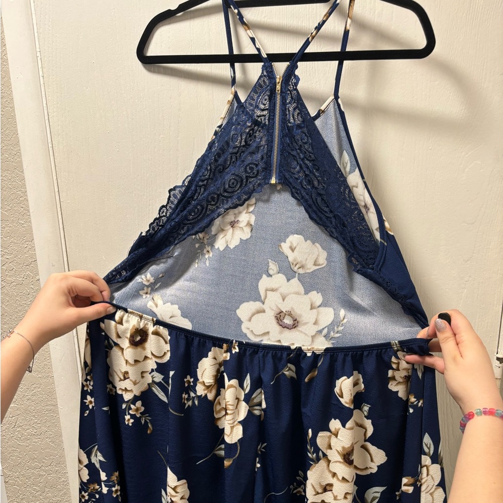 Open back dress